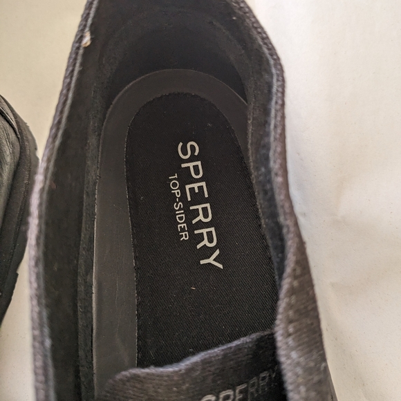 Sperry top-siders 3/4 leather and canvas sz 13 - Picture 3 of 6